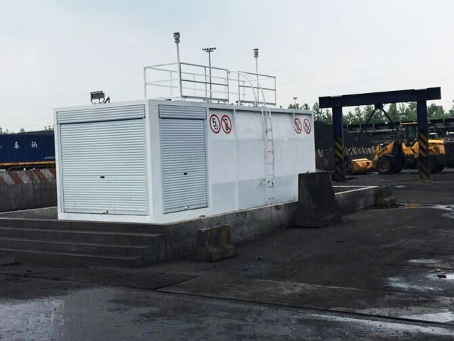 內蒙臨河運通物流園案例